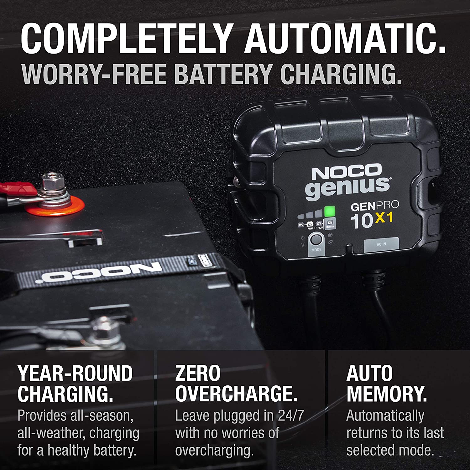 10 Amp Battery Charger and Maintainer GenPro10X1 - Image 6