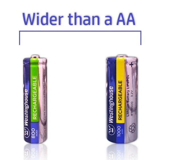 18500 Battery 4-Pack (Long Lasting) - Image 5