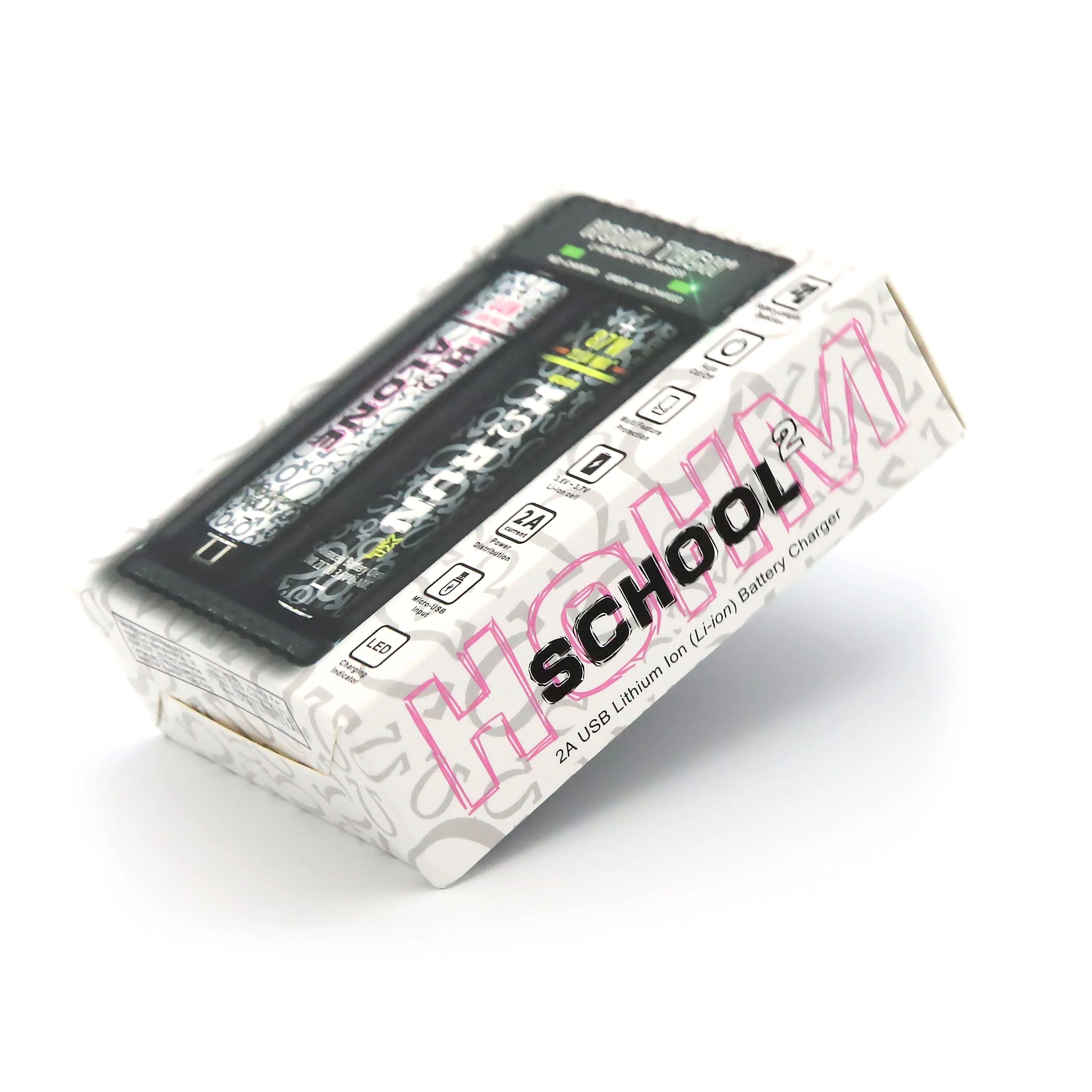 18650 Battery Fast Charger (2-slot Battery Charger)  20700, 21700 Charger Hohm School 2A - Image 6