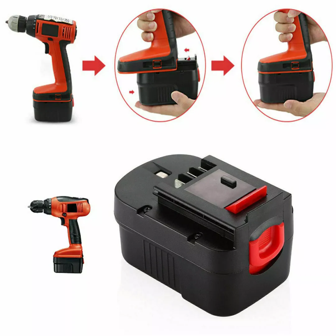 18V Replacement Battery for Black and Decker HPB18 18 OPE 244760-00 (2 Pack) - Image 3