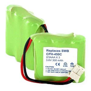 1X3-2/3Aaa Nimh 300Mah/C Connector