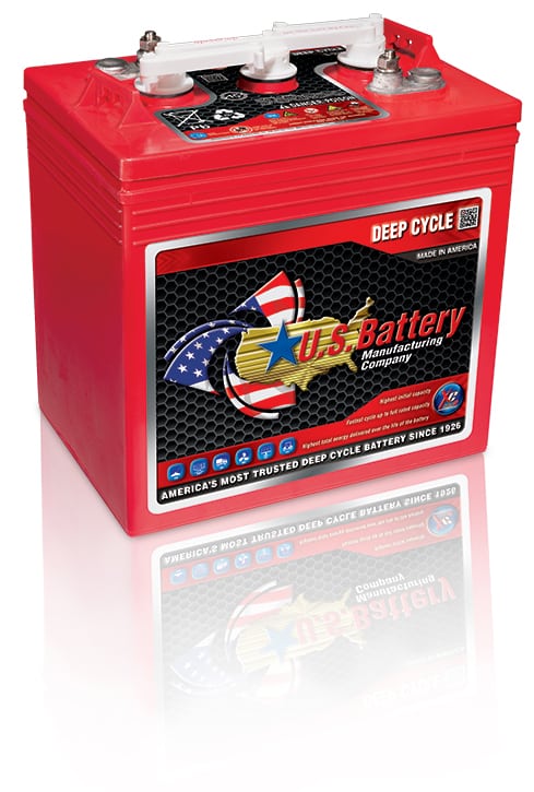 (4 Battery Set) 6v Golf Cart Deep Cycle Battery 232A US2200XC2 - Image 4