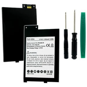Amazon Kindle 3rd Gen Replacement Battery with Tools 170-1032-00 3.7V Graphite