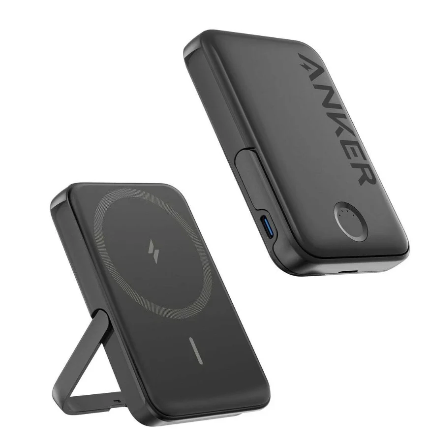 Anker MagGo Magnetic Power Bank w/Kickstand Wireless Battery-2 Pack - Image 2