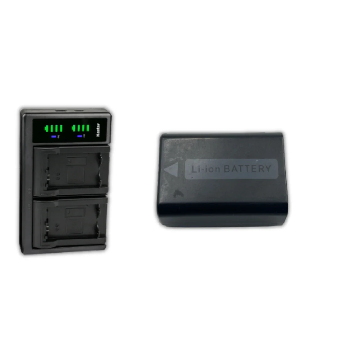 Battery LCD Dual Charger Sony NP-FW50 & Sony ZV-E10 Mirrorless Camera