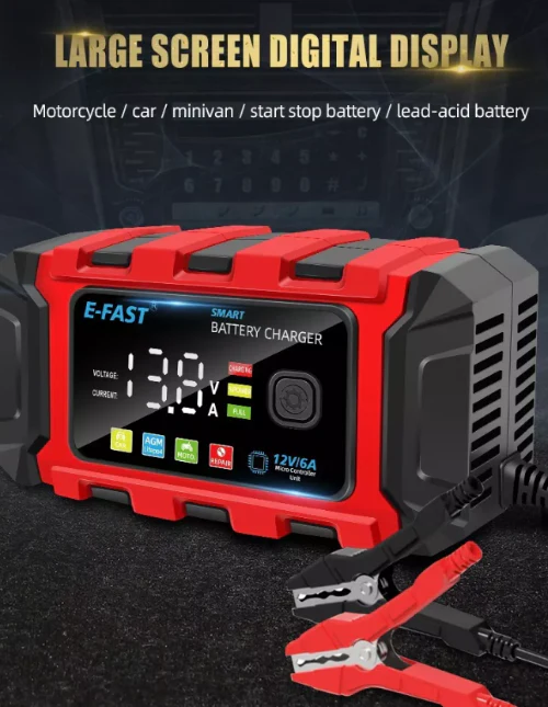 BW 12v 6a Automatic Lifepo4 Battery Charger Smart Charger with Repair Trickle - Image 4