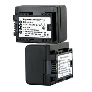 Battery For Canon Vixia Bp-718 and HFR Batteries including: HFR60, HFR62, HFR600 and More - Image 2