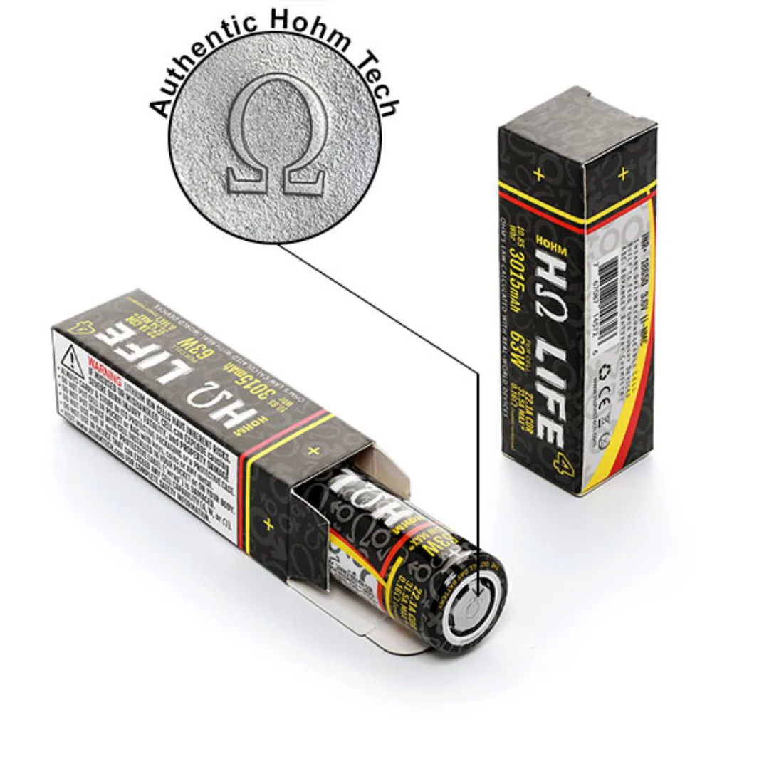 18650 Charger with 4 Hohm Life Batteries -Charger Fits: 18650, 20700, 21700, 26650 - Image 3