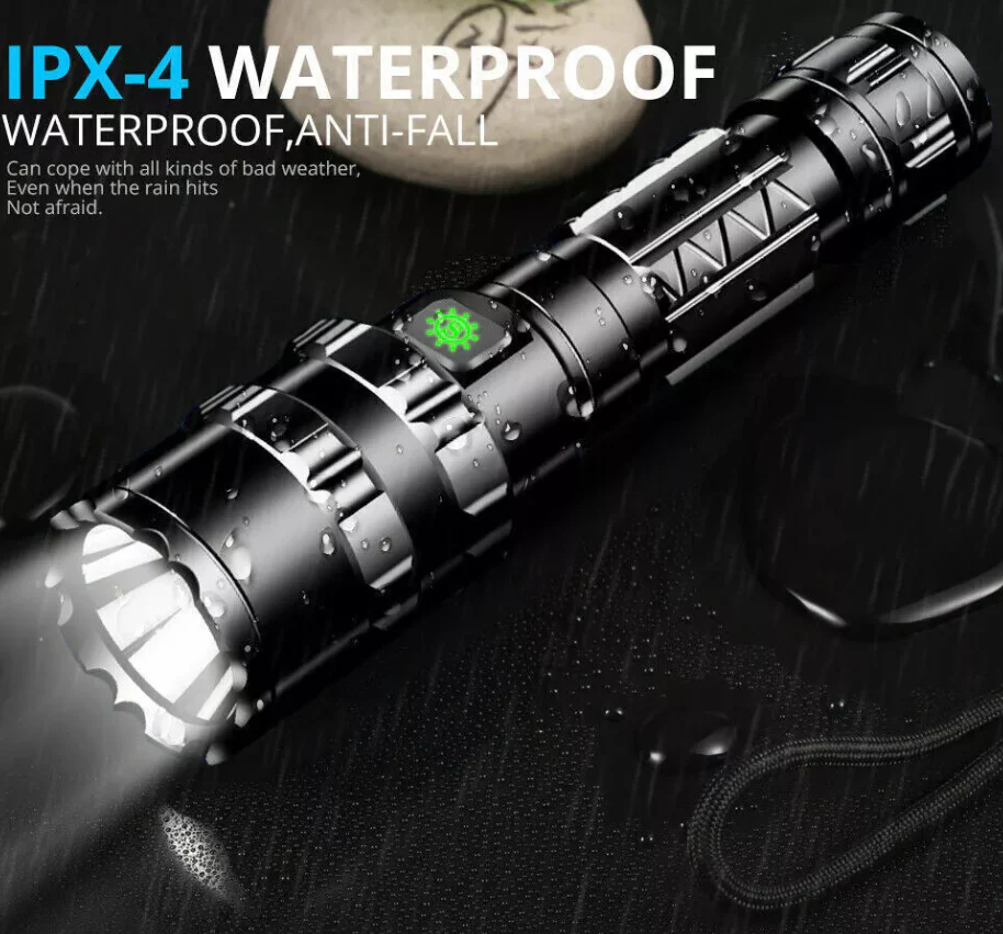 Commander Tactical Rechargeable Flashlights 2 Pack - Image 4