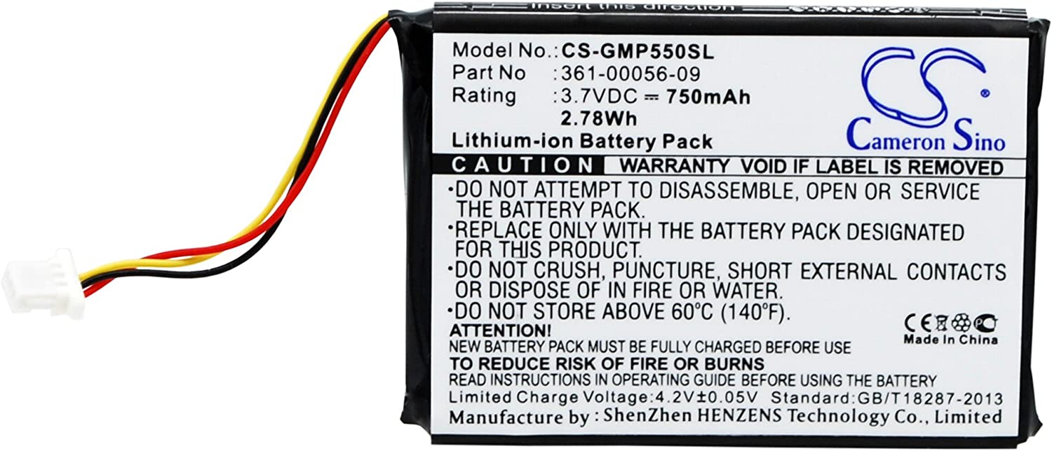 Garmin Dog Collar Replacement Battery .361-00056-07,361-00056-09 010-11925-10,Pro 550