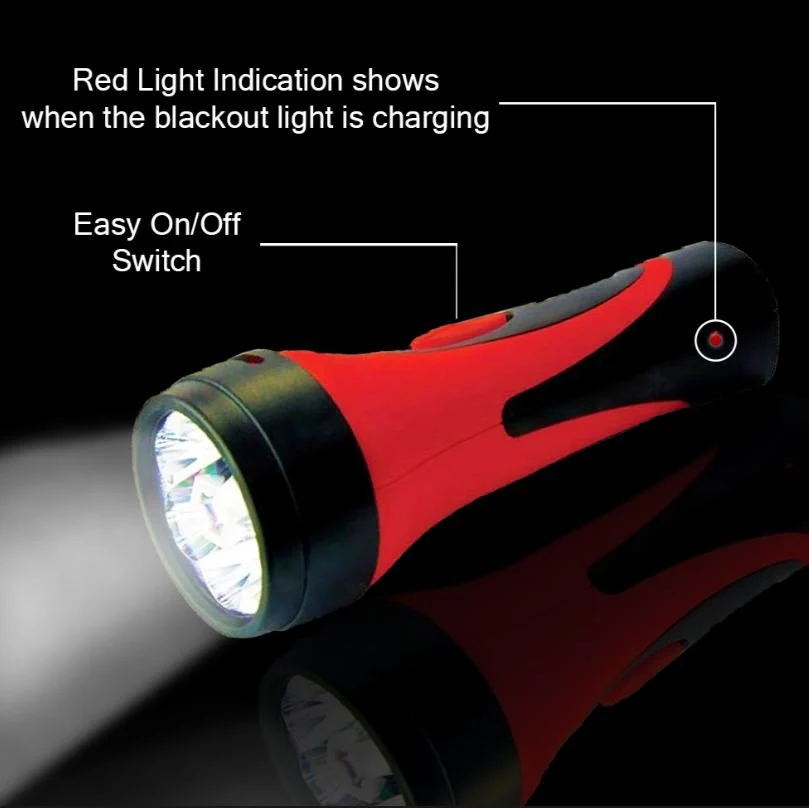 2 Pack Emergency Ready Flashlight - Rechargeable - Image 4