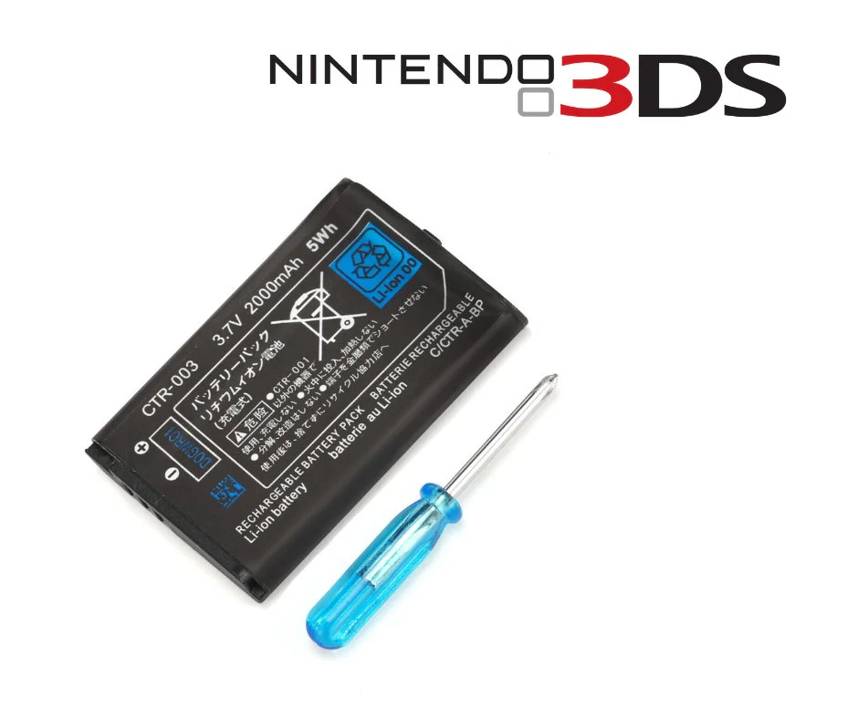 Nintendo 3DS 2DS CTR-003 Rechargeable Battery with Tools - Image 2