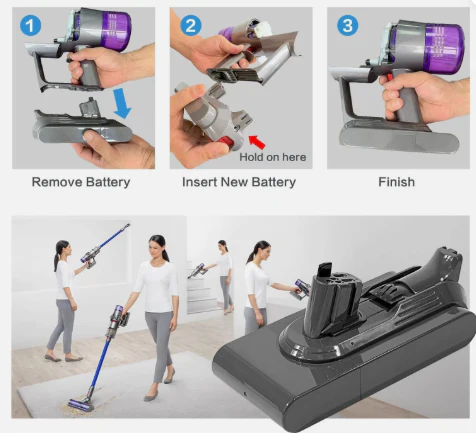Dyson Click in Battery Outsize SV29 V15 V11 - SV15 SV16 SV22 SV28 - Image 5