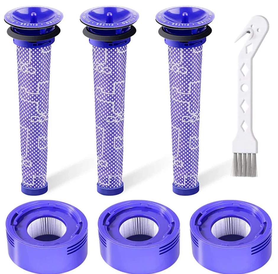 Dyson V7 V8 Animal and V8 Absolute  Filter Replacement (6 Pack)