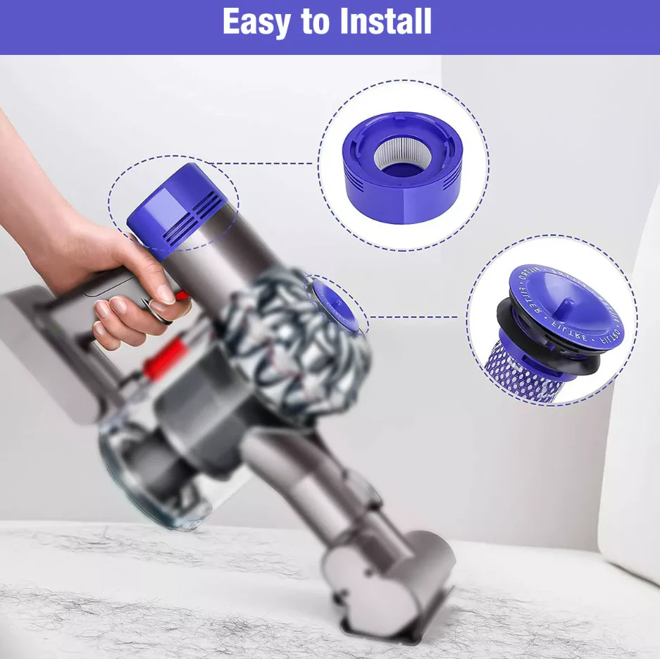 Dyson V7 V8 Animal and V8 Absolute  Filter Replacement (6 Pack) - Image 4