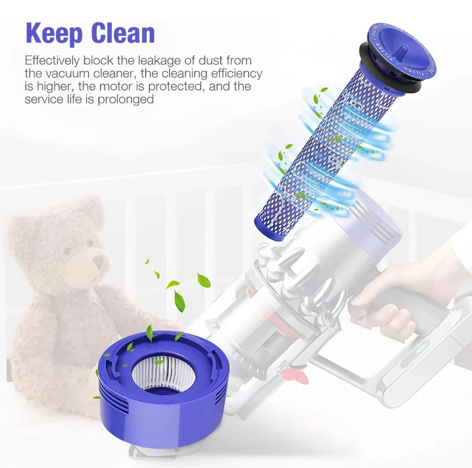 Dyson V7 V8 Animal and V8 Absolute  Filter Replacement (6 Pack) - Image 6