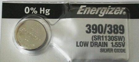 Size 390/389, Silver Oxide, Button & Coin Cell Battery