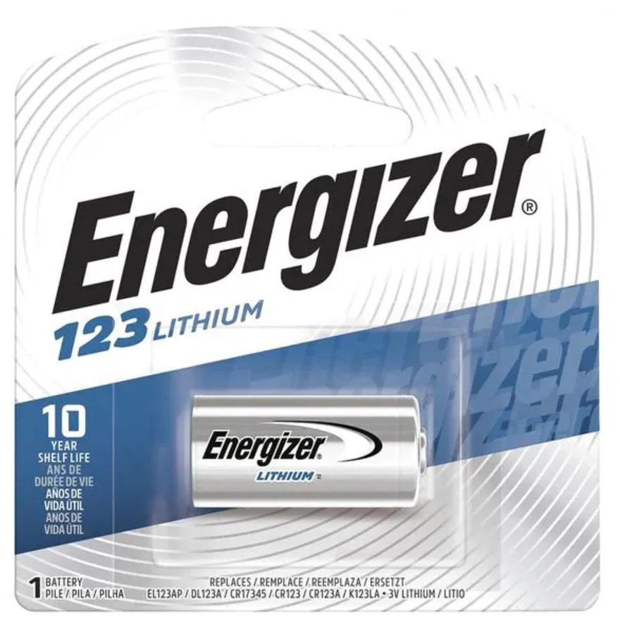 Energizer CR123A 3V Lithium Button Top Battery(2 Pack) - Image 3