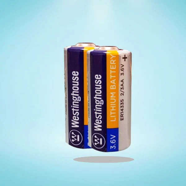 ER14335 2/3AA Size 3.6V Lithium Primary Battery (2 Pack)