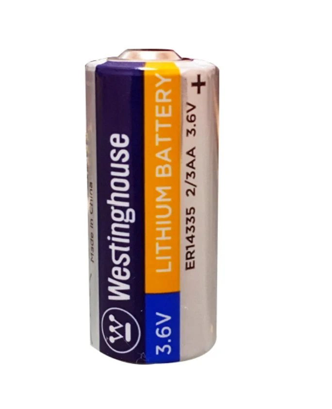 ER14335 2/3AA Size 3.6V Lithium Primary Battery (2 Pack) - Image 2