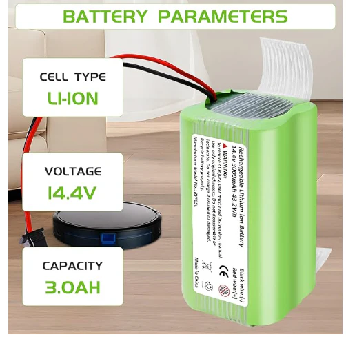 Eufy RoboVac Replacement Battery 14.4v 11S, 11S Plus, 11S MAX, 12, 15C, 15C MAX, 30, 30C MAX, Ecovacs Deebot N79S, DN622, G10 Hybrid,Vacuum - Image 2