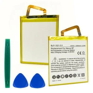 Google Nexus 6P Hb416683Ecw 3.8V 3500Mah Li-Pol Battery (T)