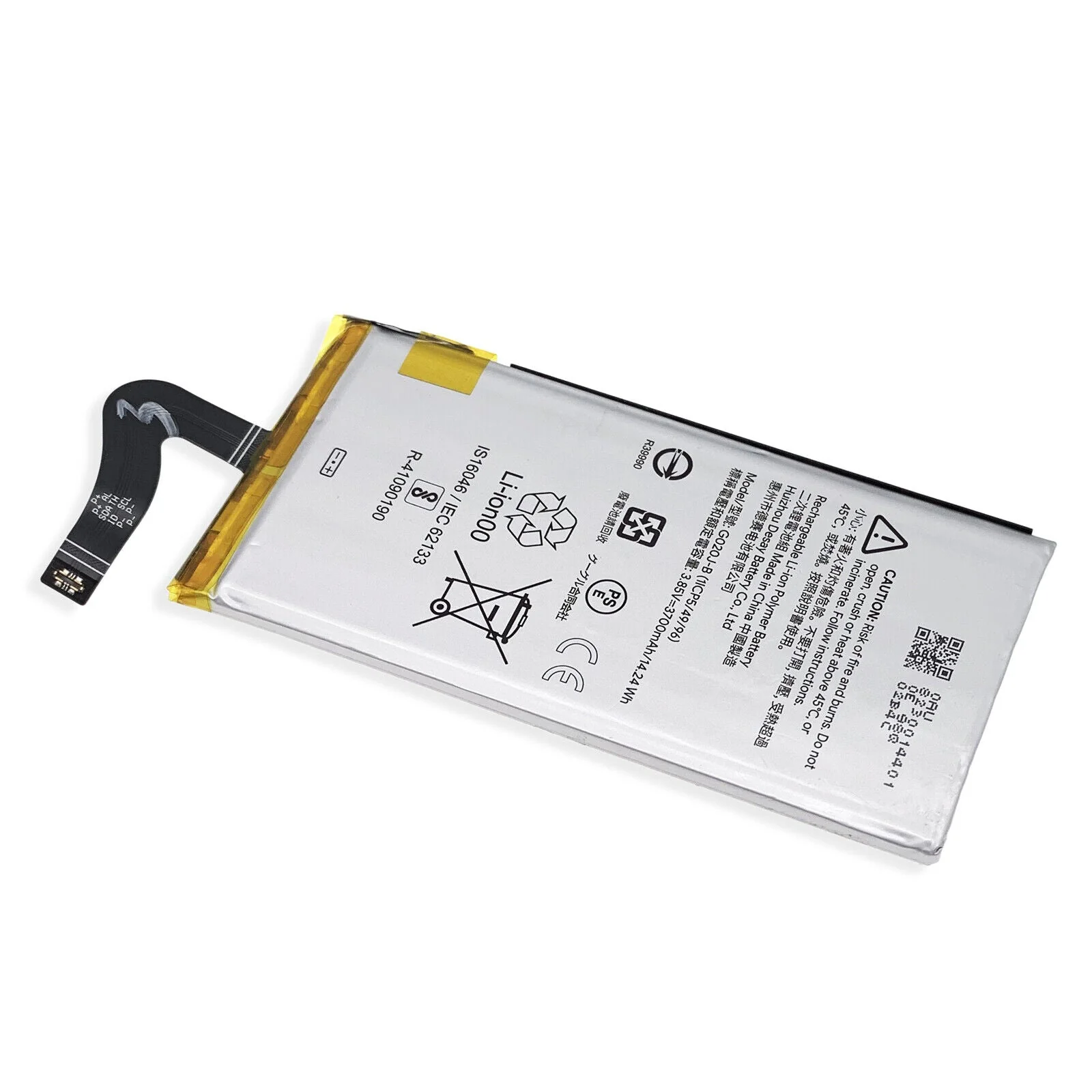 Google Pixel 4XL G020J-B 3700mAh Replacement Li-ion Battery