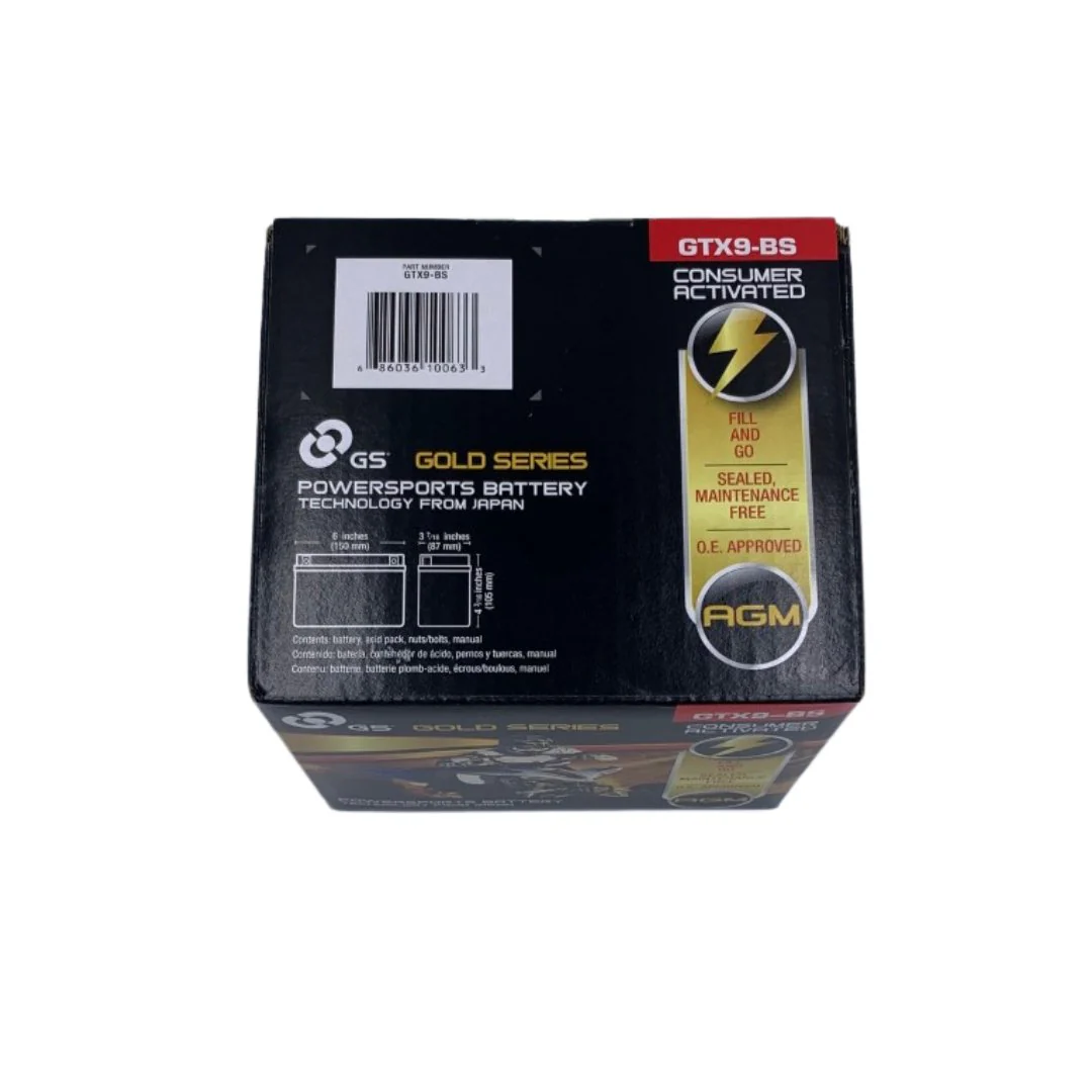 Yuasa YTX9-BS Battery Replacement GTX9-BS - Image 3