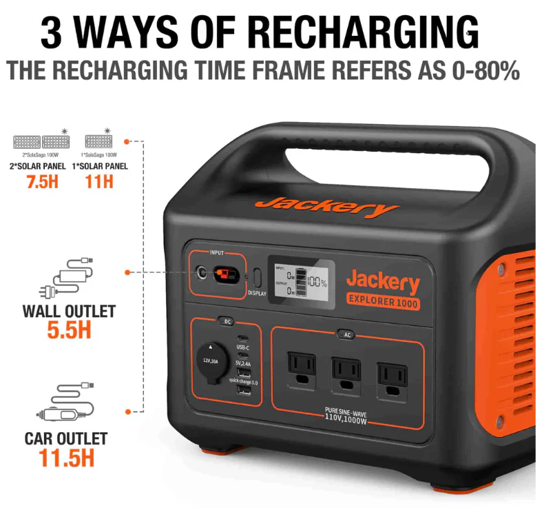 Jackery Explorer 1000Plus Portable Power Station - Image 4