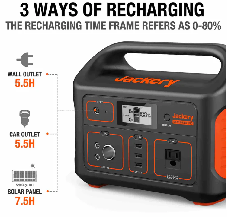 Jackery Explorer 550 Portable Power Station - Image 4