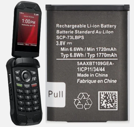 Kyocera DuraXV Extreme E4810 SCP-73LBPS  Replacement Battery