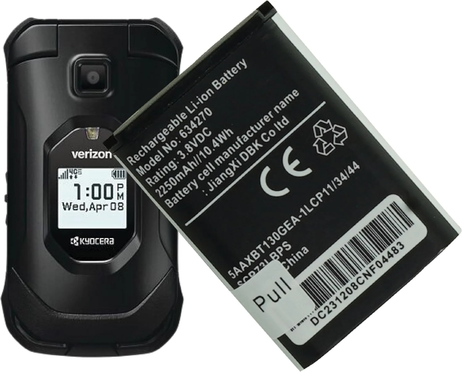 Kyocera DuraXV Extreme E4810 SCP-73LBPS  Replacement Battery - Image 5