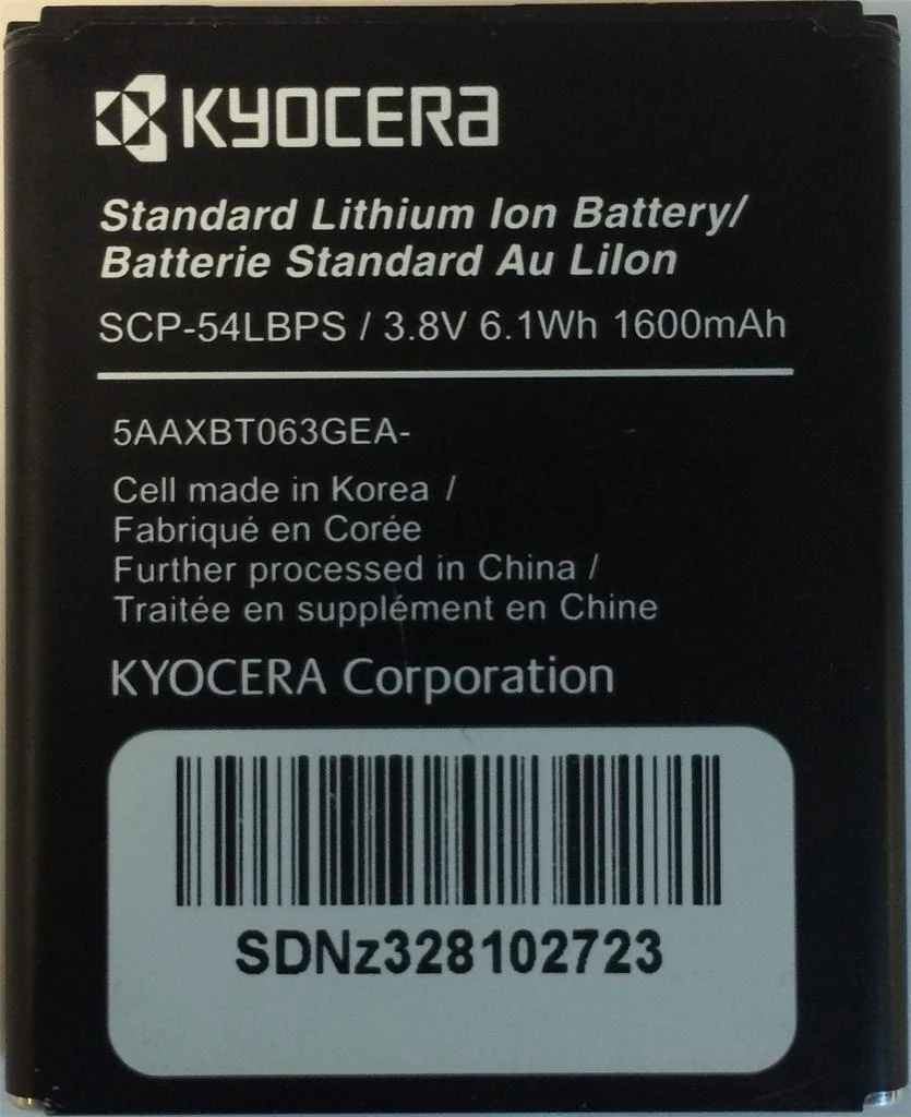 Kyocera Scp-54Lbps Battery Replacement