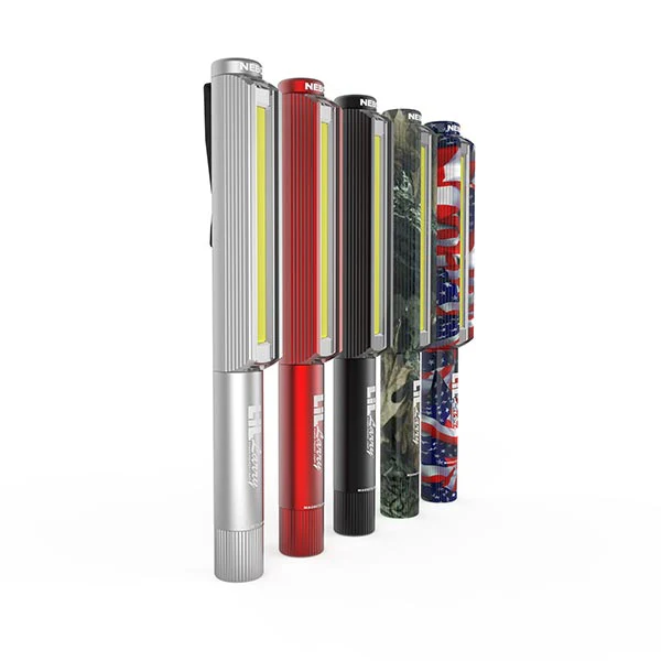 Nebo Lil Larry Flashlight (Black) Powerful magnetic base - Water and impact-resistant