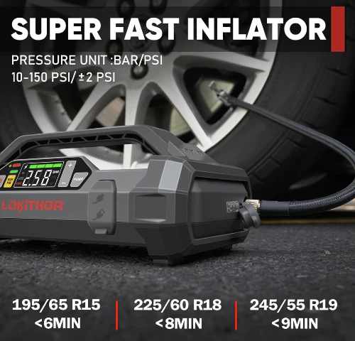 Vehicle Jump Starter and Air Compressor Lokithor JA300 - Image 4