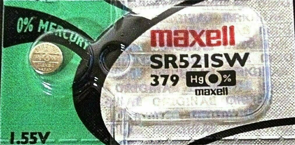 Maxell SR521SW 379 Battery Silver Oxide (Longest Lasting) - Image 3
