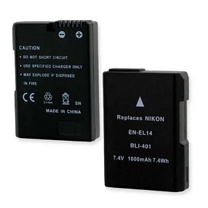 Nikon En-El14 En-El14a Battery Replacement