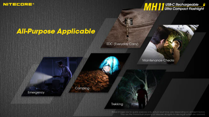 Nitecore MH11 USB-C Rechargeable Flashlight - Image 3