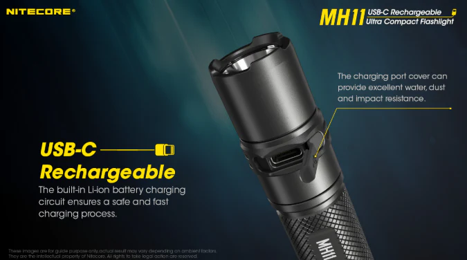 Nitecore MH11 USB-C Rechargeable Flashlight - Image 5