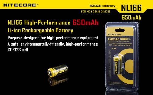 NL166 650 mAH Rechargeable Li-ion 123A - Image 3