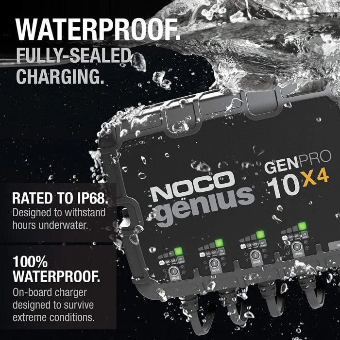 NOCO 12v Battery Charger 40am 4 Bank Auto On/Off For All Battery Types GenPro 10x4 - Image 4