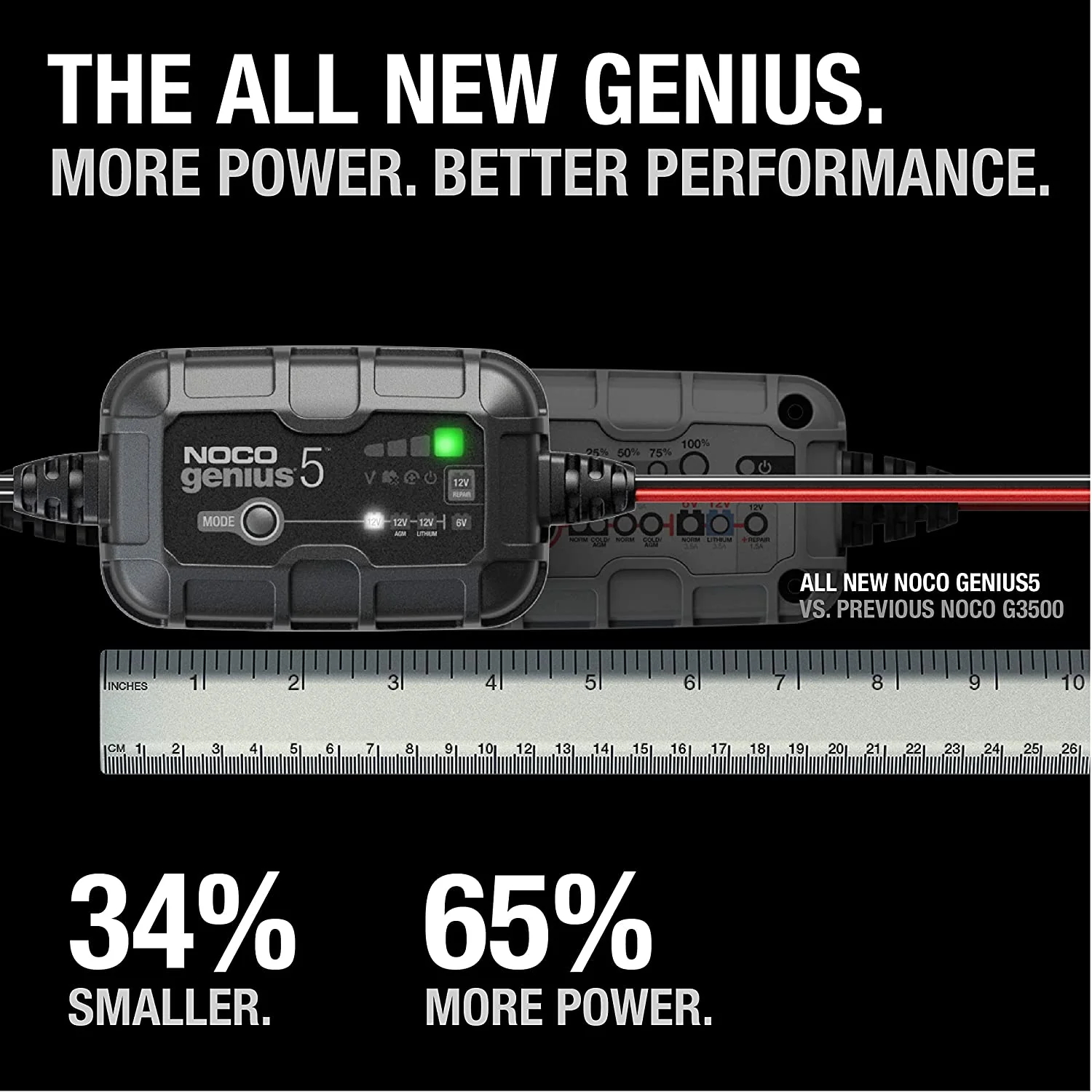 Noco Genius 5 Battery Charger And Maintainer - 5 Amp - Image 3
