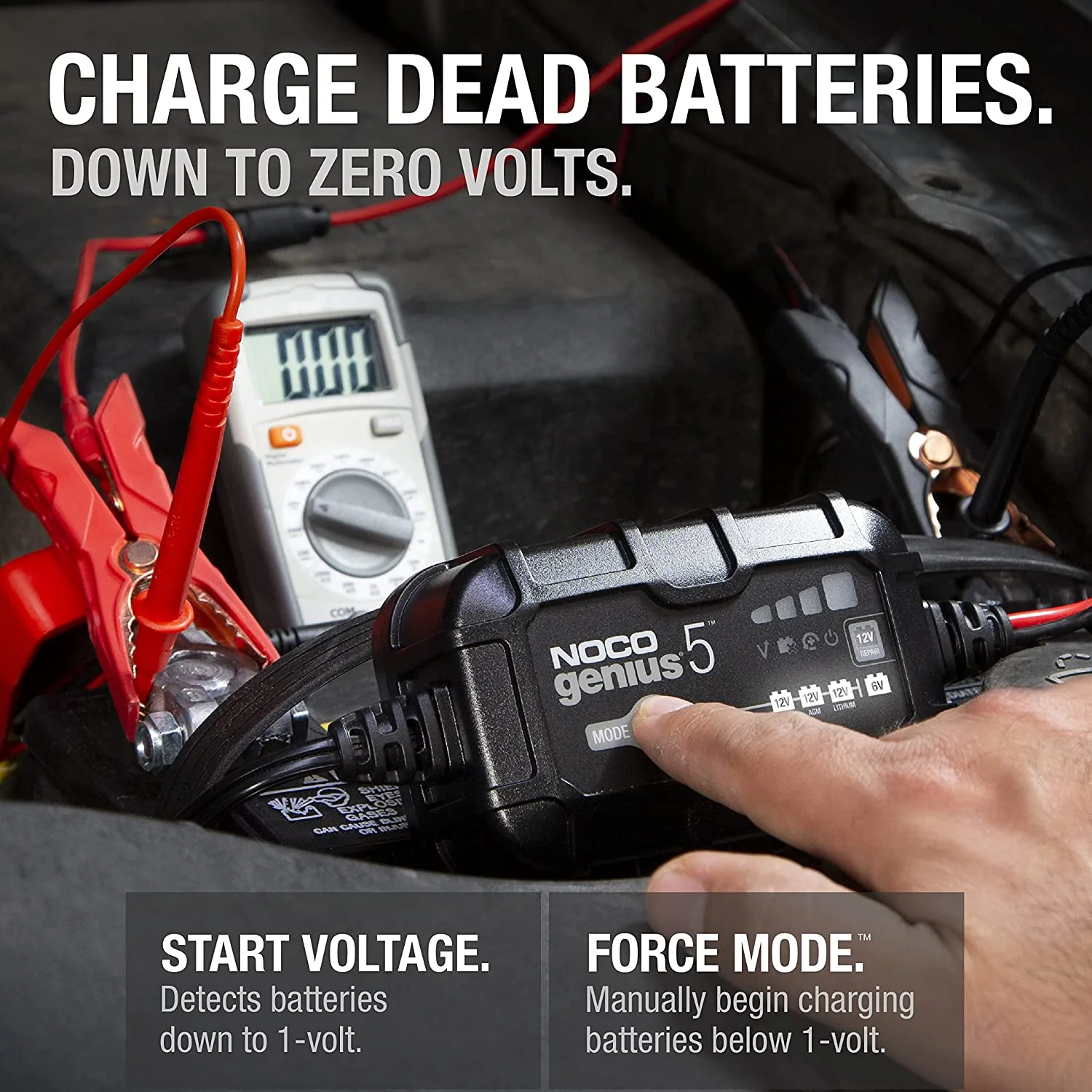 Noco Genius 5 Battery Charger And Maintainer - 5 Amp - Image 4