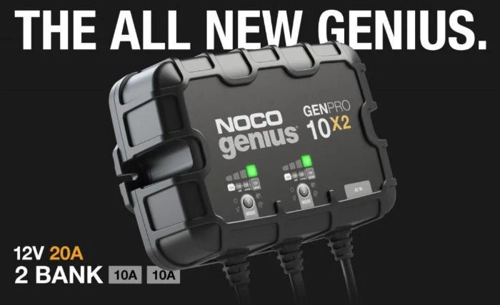 Noco GenPro 10x2 On-Board Battery Charger 2-Bank 20-Amp -Smart Battery Maintainer and Charger - Image 4