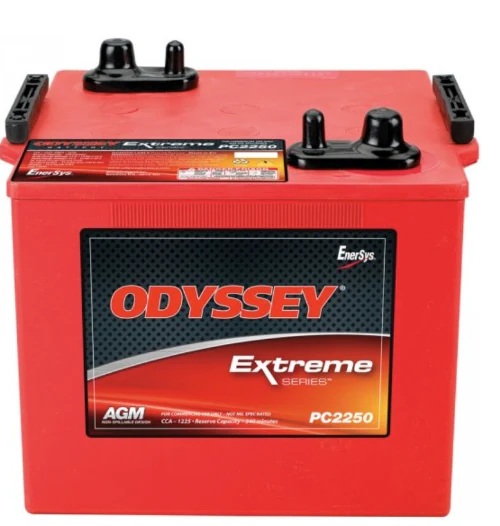 Odyssey Group Size 6T PC2250 12v 1225CCA Marine Battery - Image 3