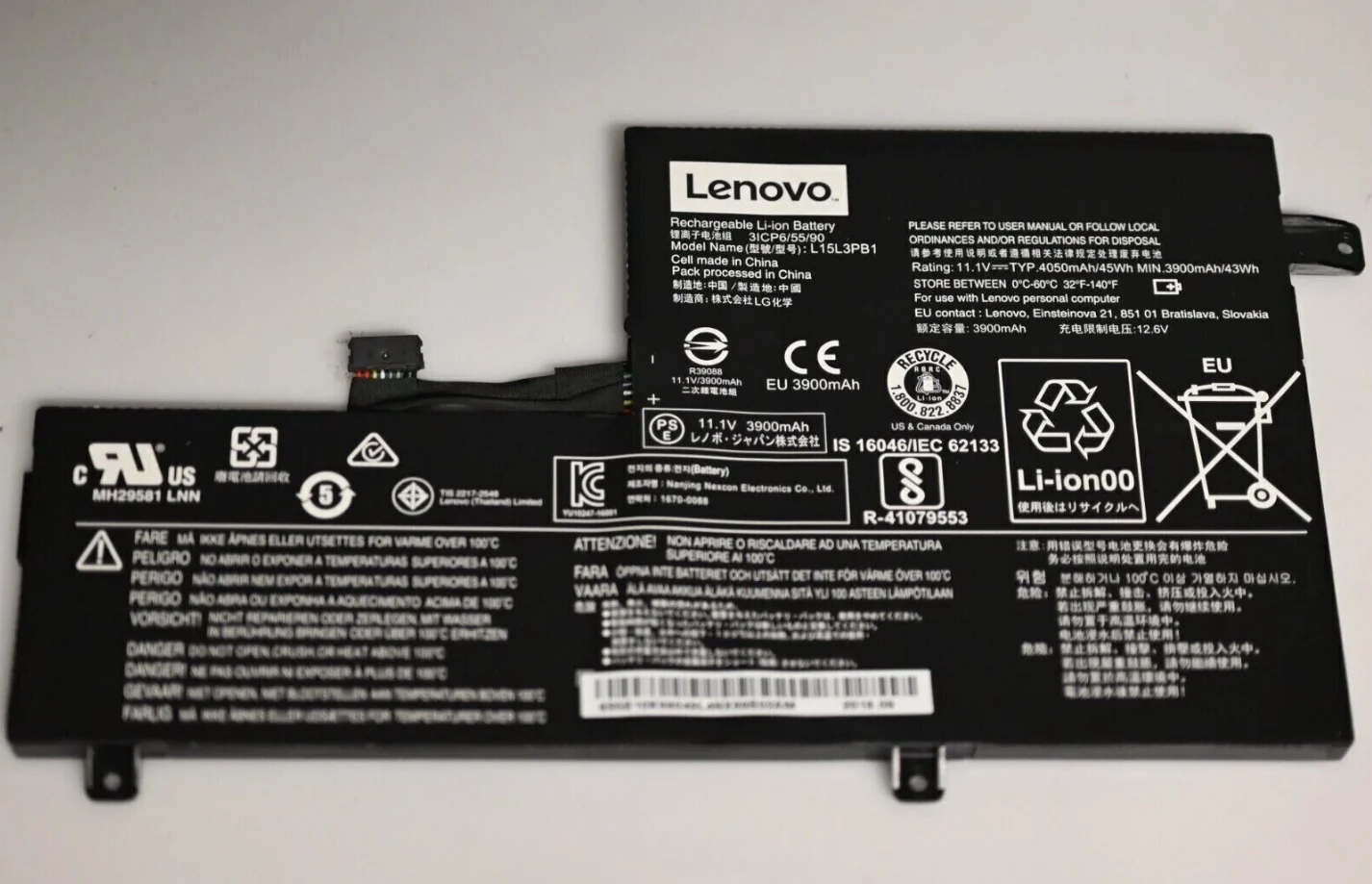 OEM Replacement Battery L15M3PB1 for Lenovo Chromebook S330, C330, N22, N23 – L15L3PB1 Compatible - Image 2