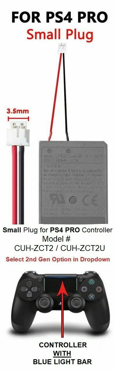 Play Station 4 Control Battery New Original Sony LIP1522 Battery For PS4 / PS4 Pro DualShock 4 Controller - Image 4