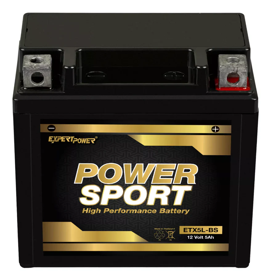 Power Sport ATV YTX5L-BS 12V 5AH Battery - Image 3