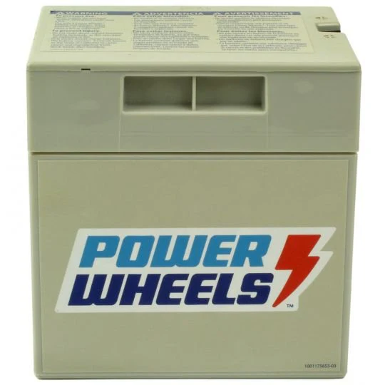 Power Wheels Gray Battery 1001175653, 00801-0638, 00801-1869 - Image 5
