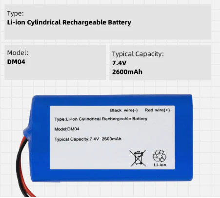 Rechargeable Battery Li Ion Batteries with XH2.54-2P Connec NEW - Image 2